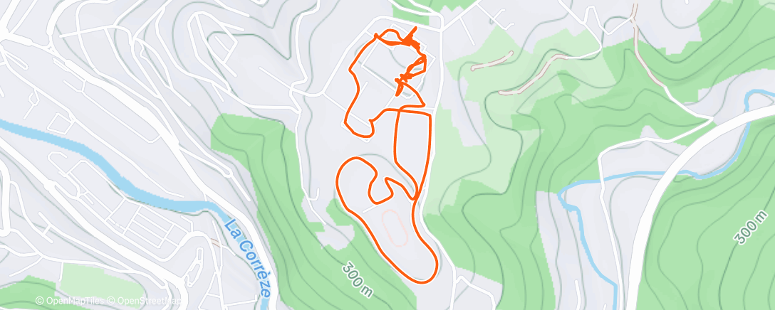 Map of the activity, Marche de nuit