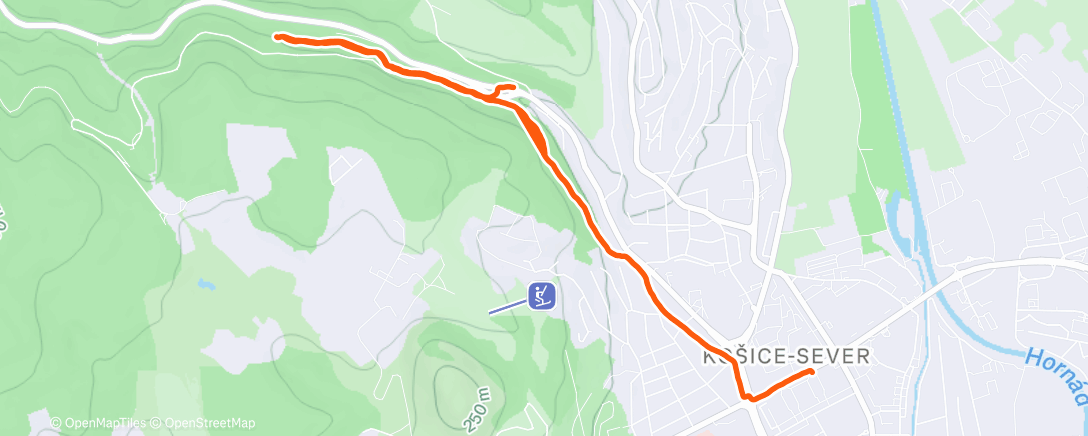 Map of the activity, Intervalový tréning