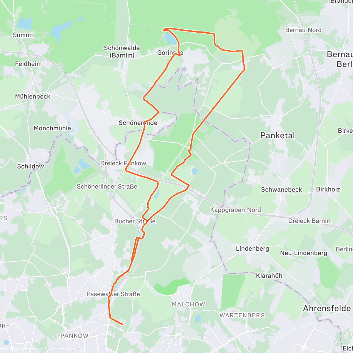 Map of the activity, Gravel Gorinsee 🥶❄️