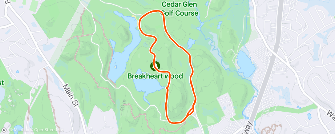 Map of the activity, Baby’s first Breakheart