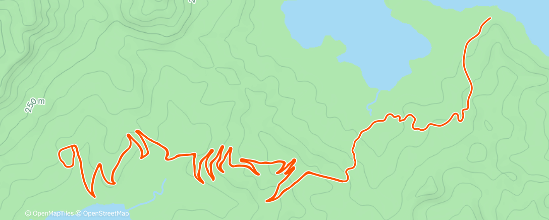 Map of the activity, Zwift - Road to Sky in Watopia
