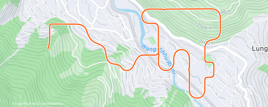 Map of the activity, MyWhoosh - Steady Climbing #1