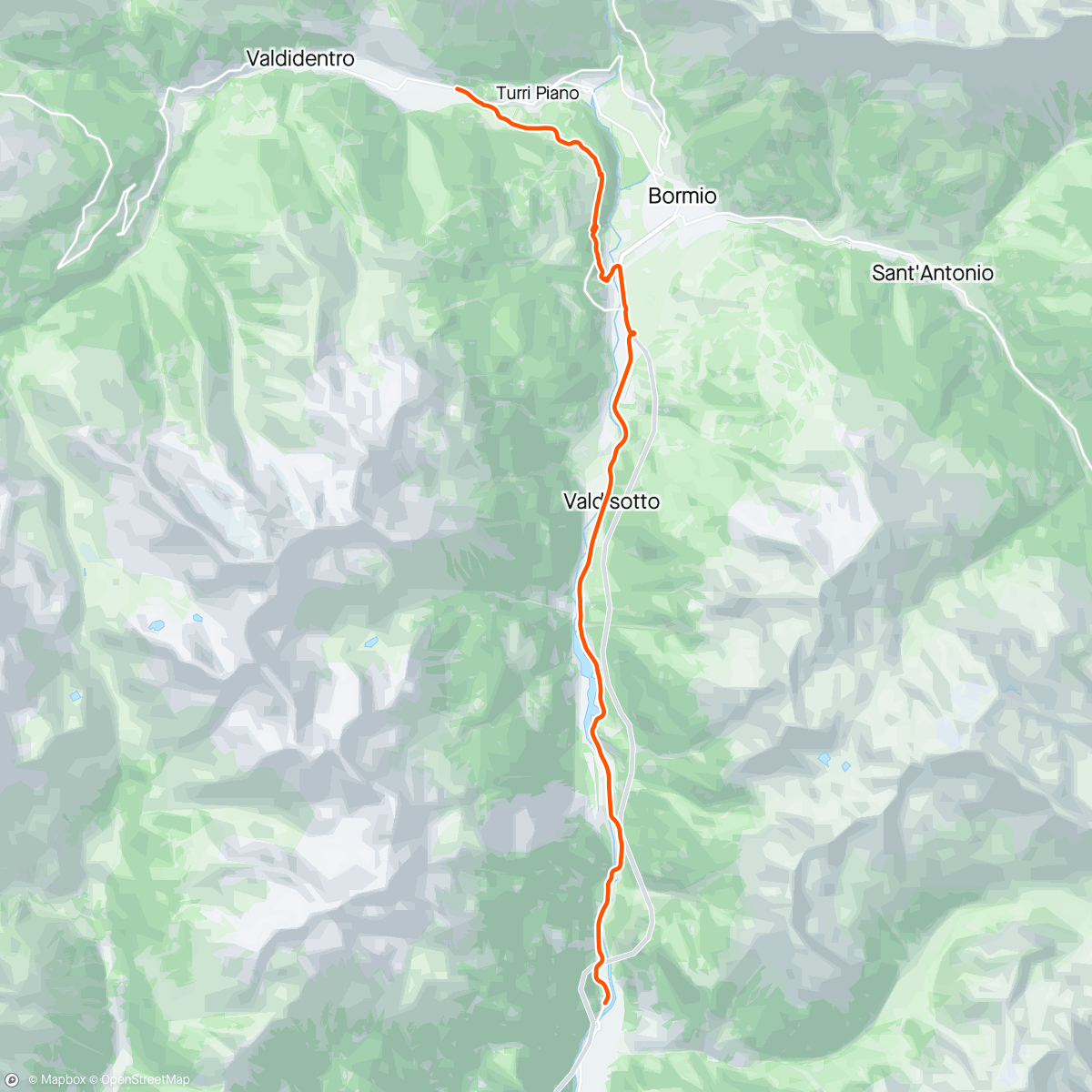 Mapa da atividade, ROUVY - Le Prese to Pradelle | Italy