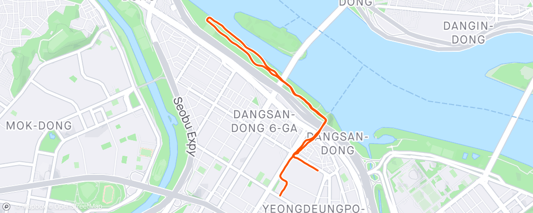 Map of the activity, Run 66