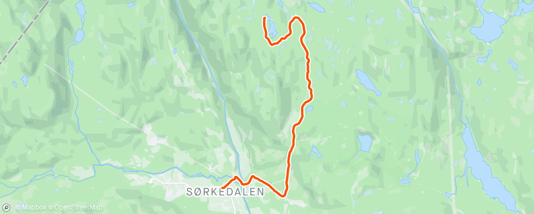Map of the activity, Hjem fra camp!