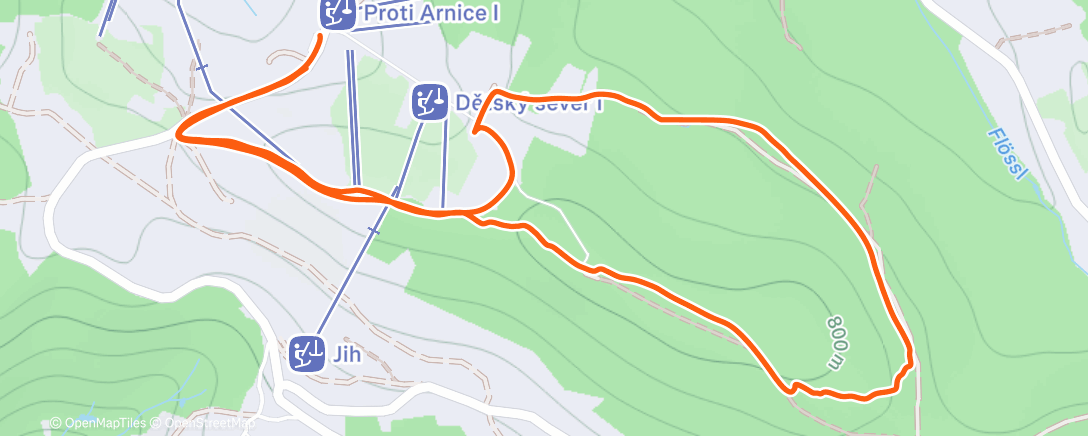 Карта физической активности (Morning Run)