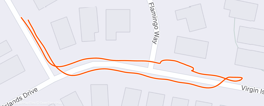 Map of the activity, Morning Walk