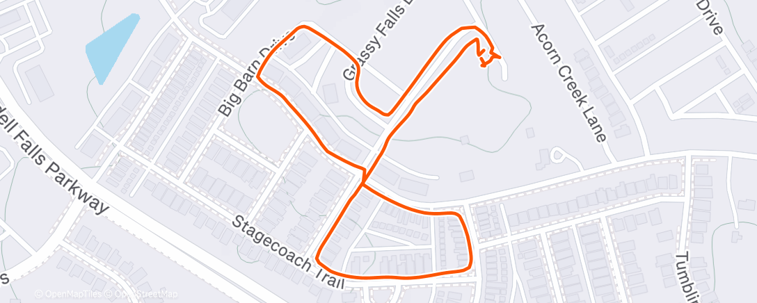 Map of the activity, After Dinner Walk