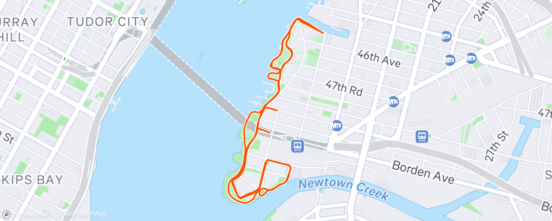 Map of the activity, Back to achieving running goals