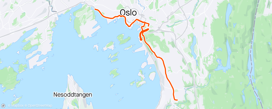Map of the activity, Halv i hel fart - tungt👴🏼