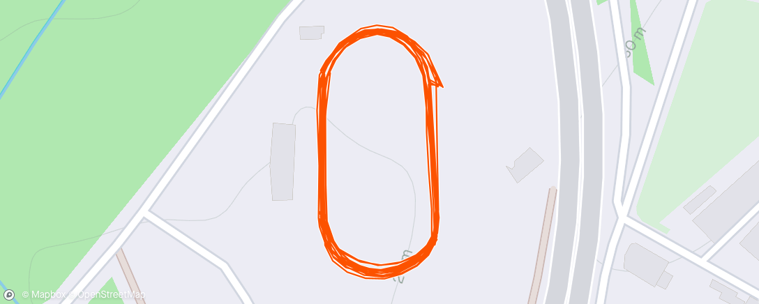 Map of the activity, Series 🏃‍♂️: 16×300 r/1'