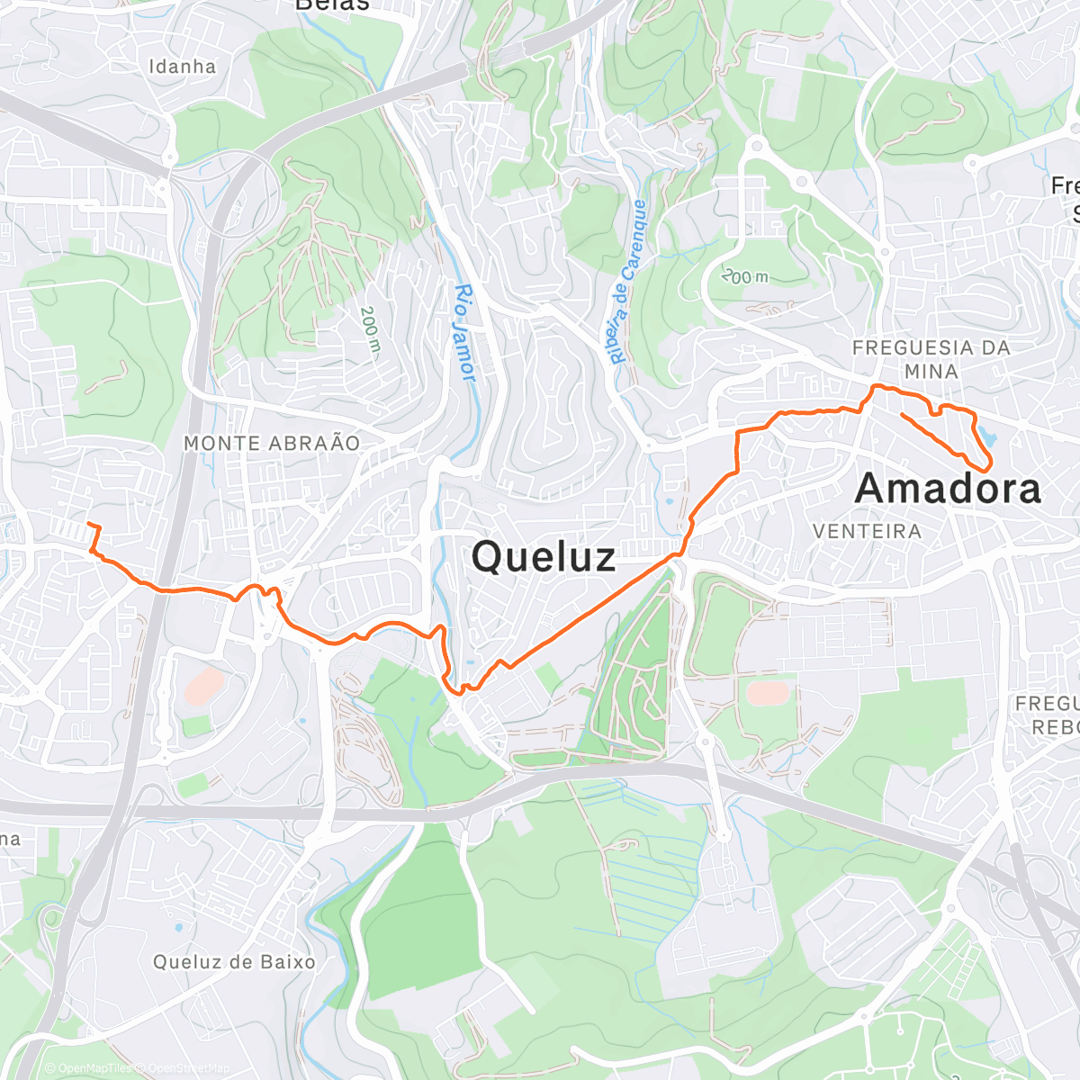 Peta aktivitas, Morning Walk