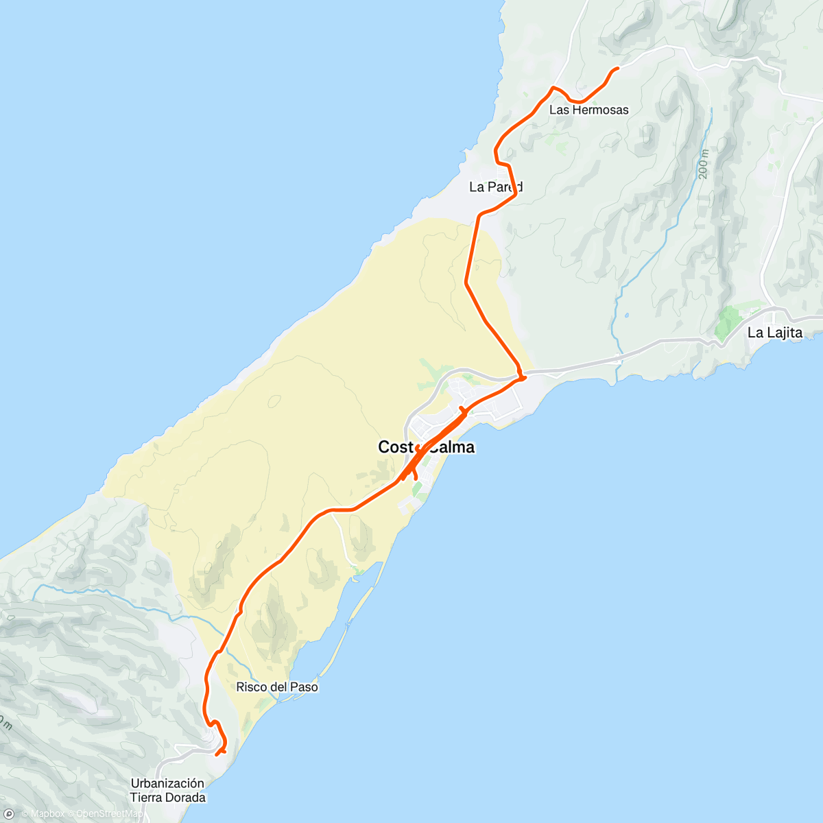 Map of the activity, Ra...pi...di...to