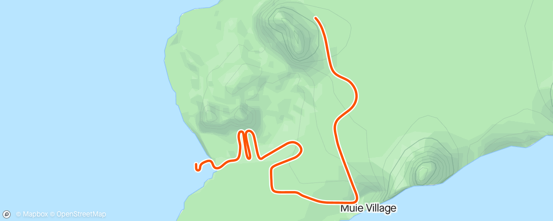 Mapa da atividade, Zwift - 04. Power Surge [Lite] in Watopia