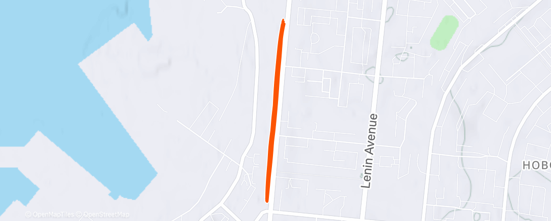 Map of the activity, Утренний забег