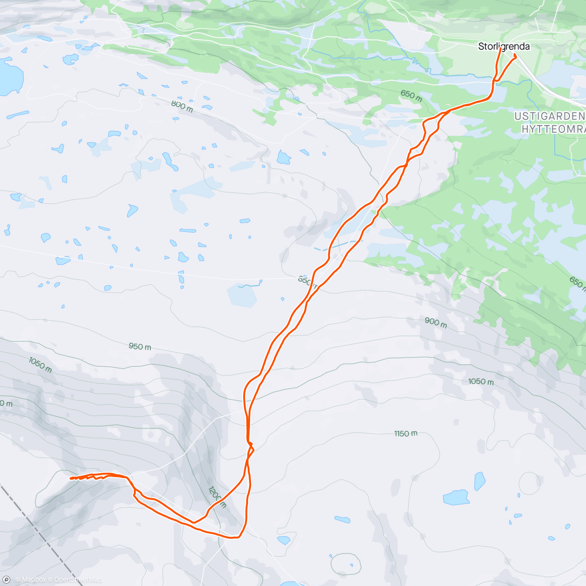 Map of the activity, Nonshøa med Mari og svigers💙