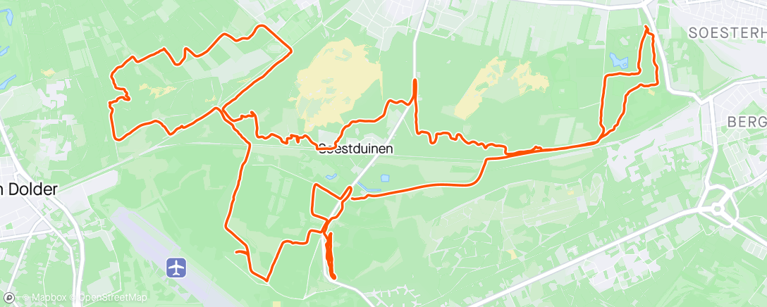 Map of the activity, Uitreikingen Cargo bike en rondje Soest