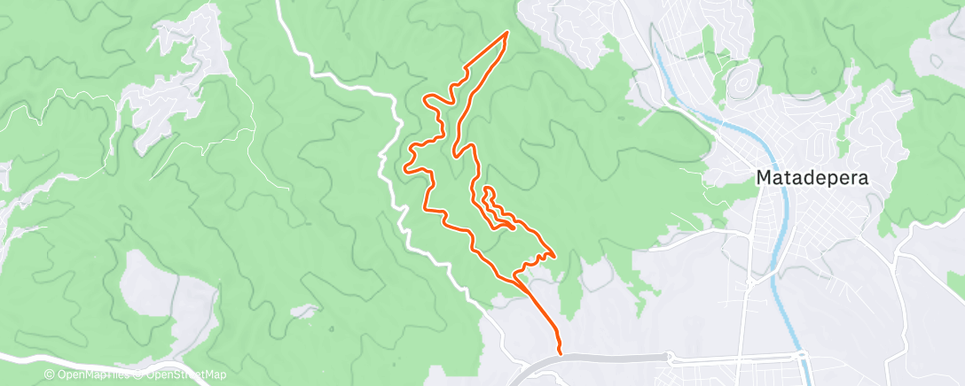 Peta aktivitas, Caminata de tarde