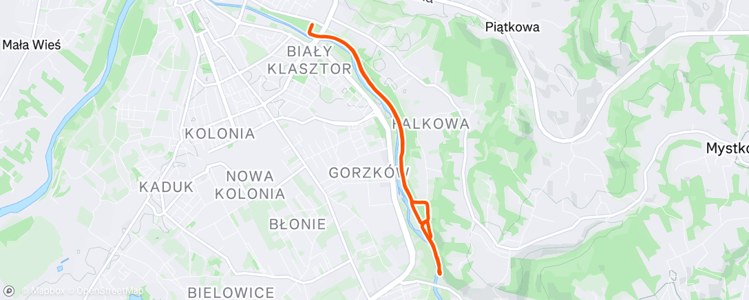 Map of the activity, Afternoon Walk