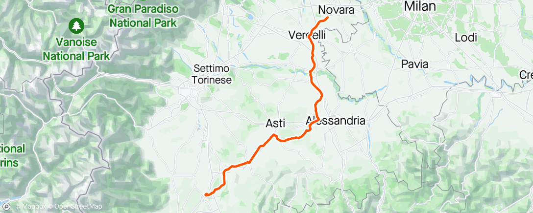 Map of the activity, Giro 💞 3