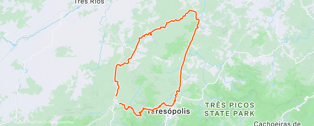 Mappa dell'attività Volta de São José (ao contrário)