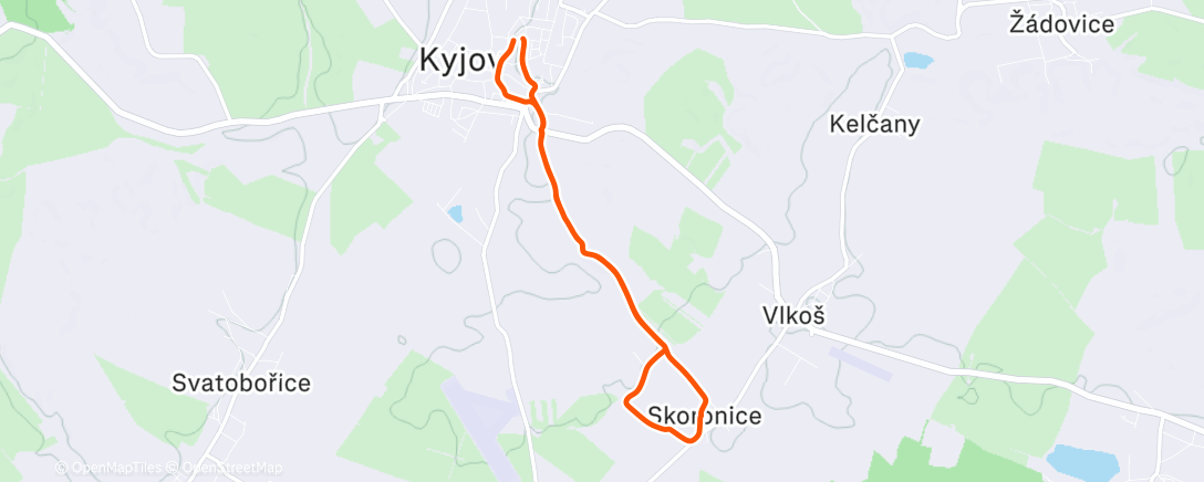 Map of the activity, Afternoon Gravel Ride