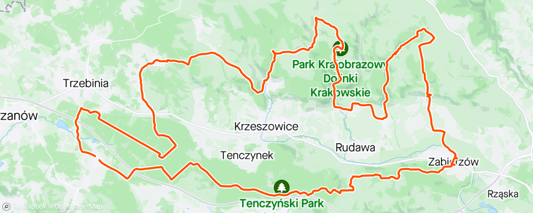 Mappa dell'attività Dolinki Krakowskie 😸