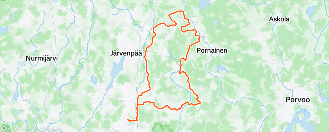 Map of the activity, Morning Ride