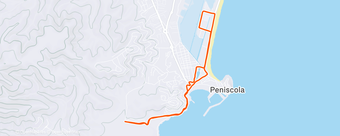 Map of the activity, Evening Ride