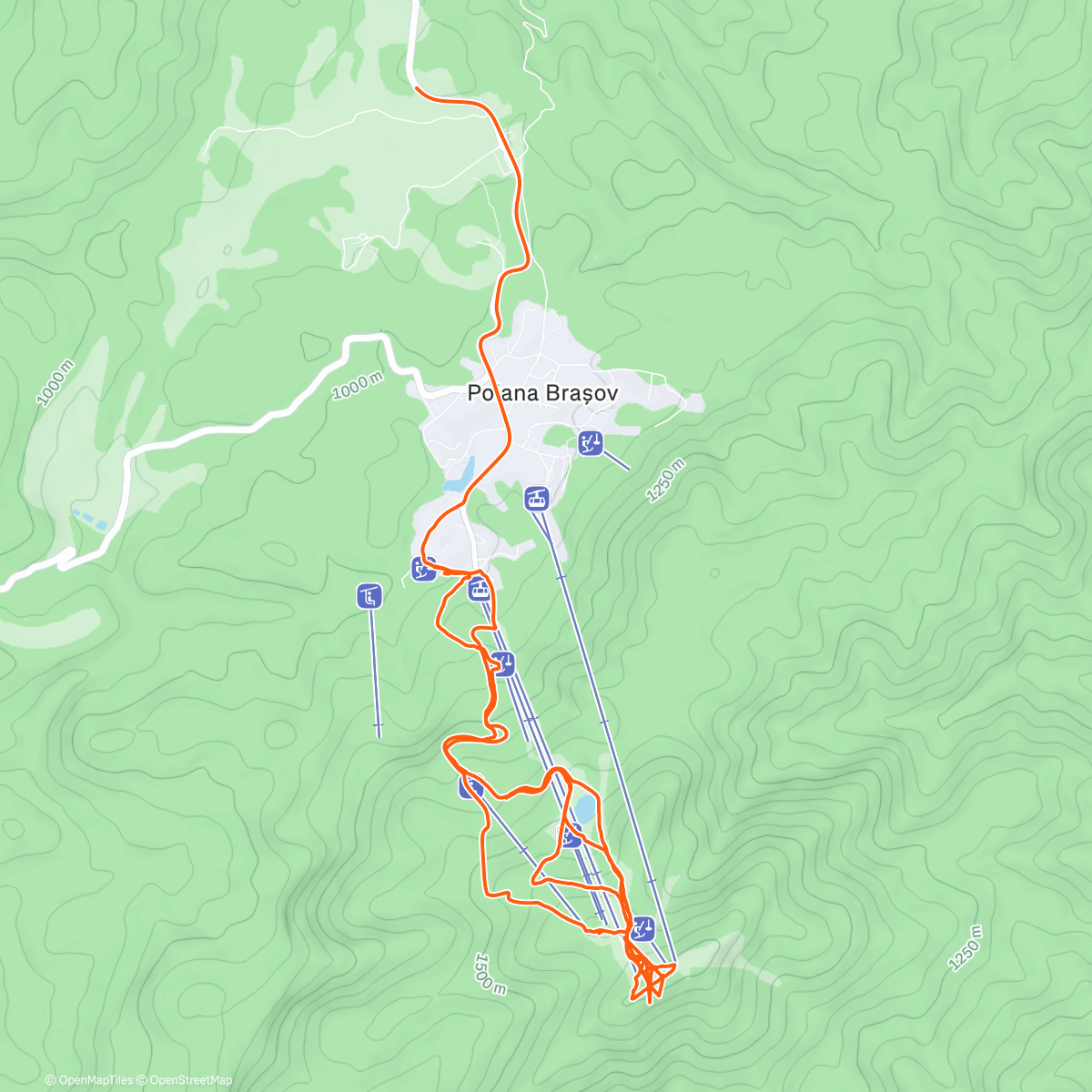 Map of the activity, Morning Activity
