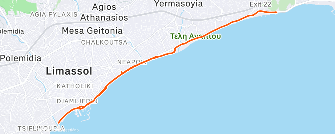 Карта физической активности (Lunch Run)