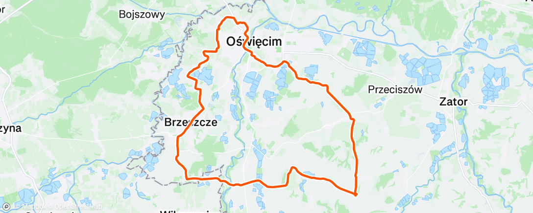 Map of the activity, Morning Ride