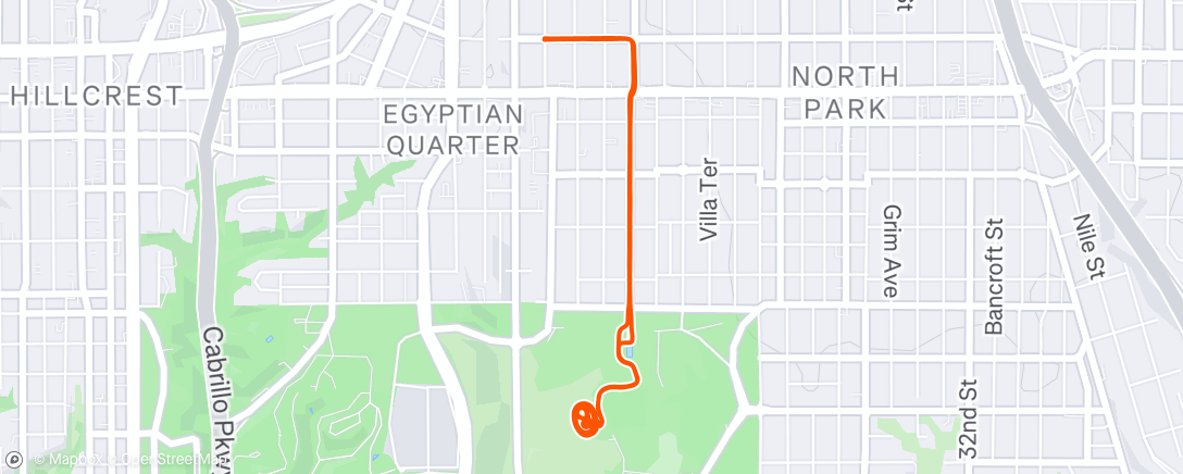 Map of the activity, it was wimdy yesterday