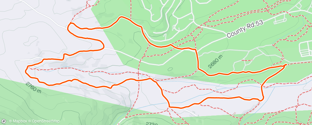 Map of the activity, Nordic Ski at Snow Mountain Ranch
