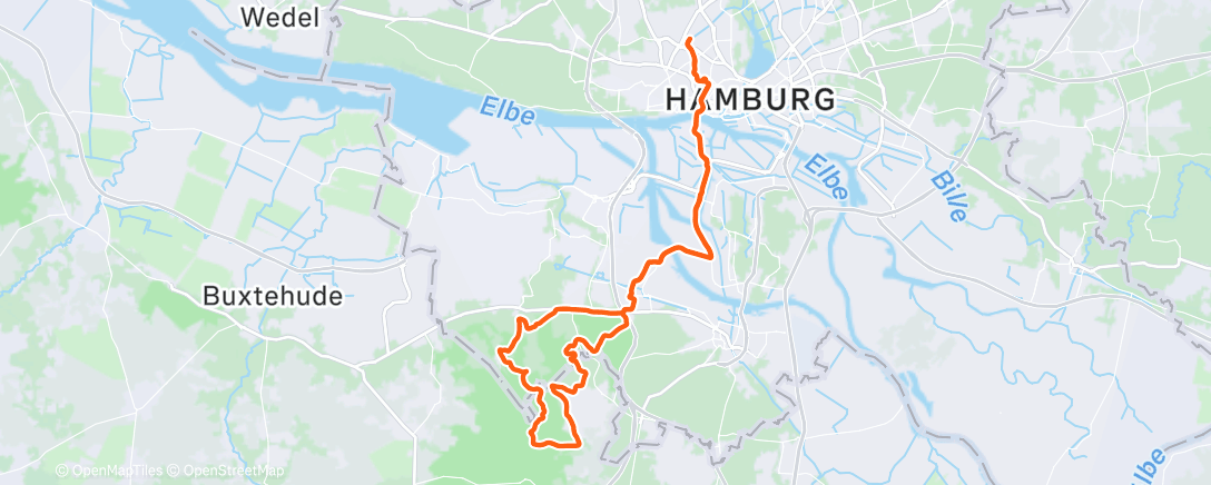 Map of the activity, Ryzon Gravel Ride