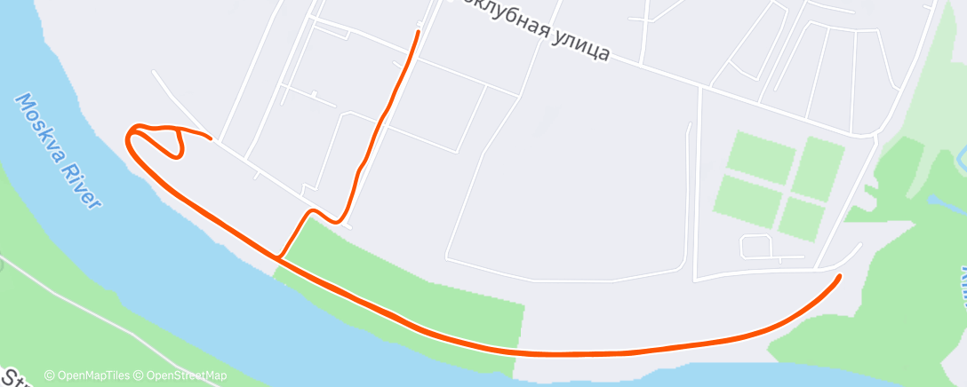 Map of the activity, Восстановление 14 км