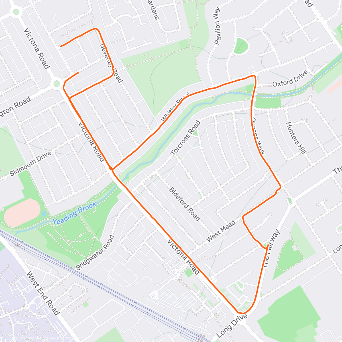 Map of the activity, First run in a long long time