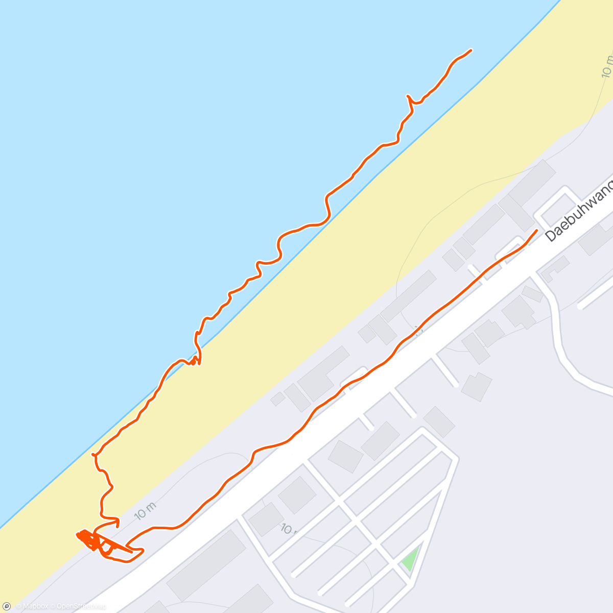 Map of the activity, 대부도-방아머리해수욕장 걷기