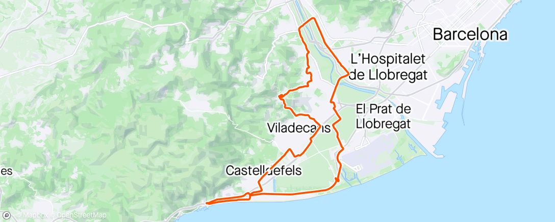 Map of the activity, Sant Climent-Autovía