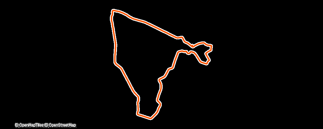 Map of the activity, Morning Run