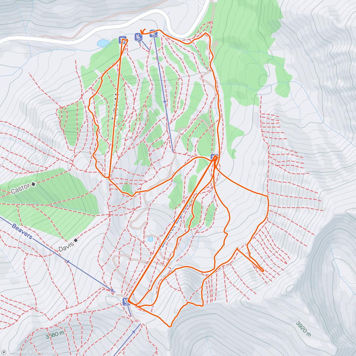 Map of the activity, Beach Day Pow Day @ ABay