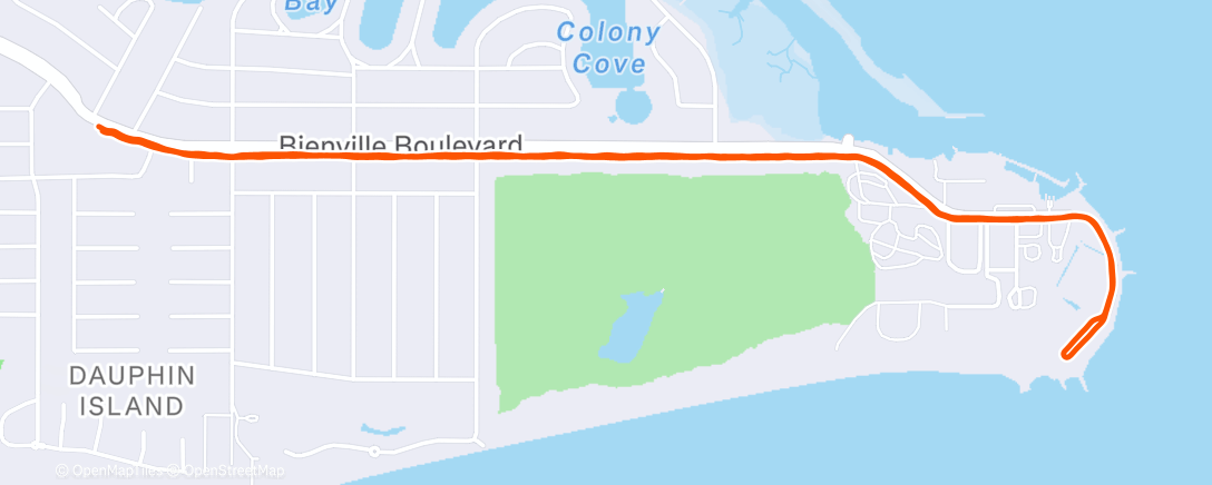 Карта физической активности (Afternoon Run)