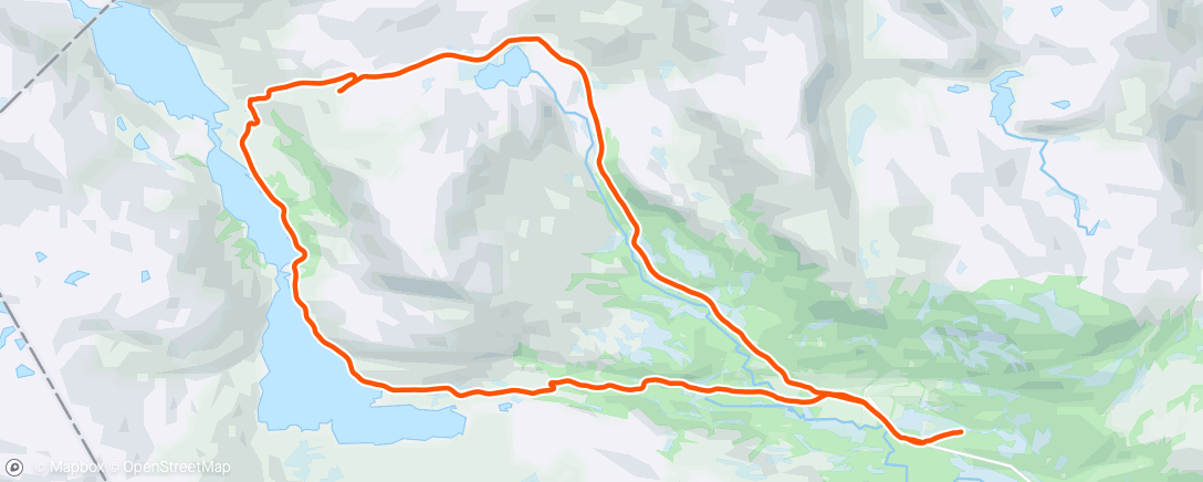 Map of the activity, Rundt Høa i sola☀️☀️