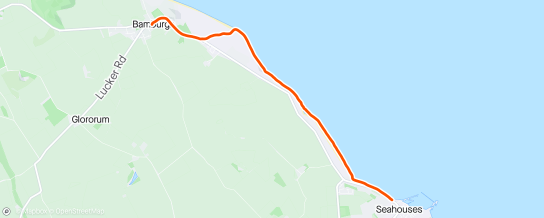 Map of the activity, Afternoon Walk