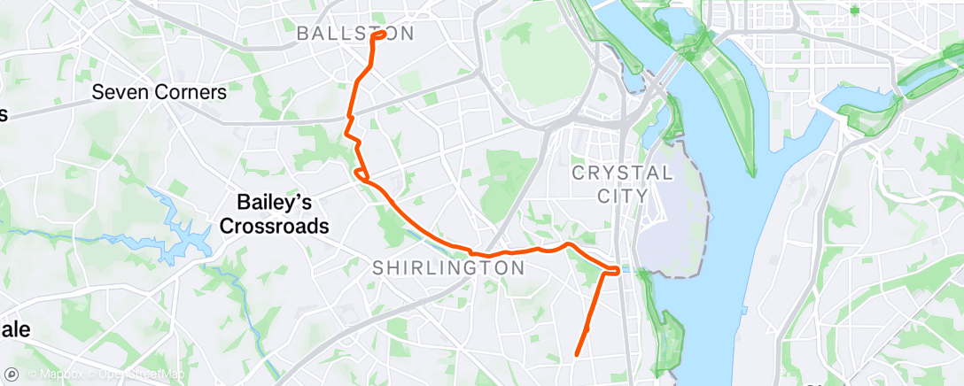 Map of the activity, Afternoon Ride