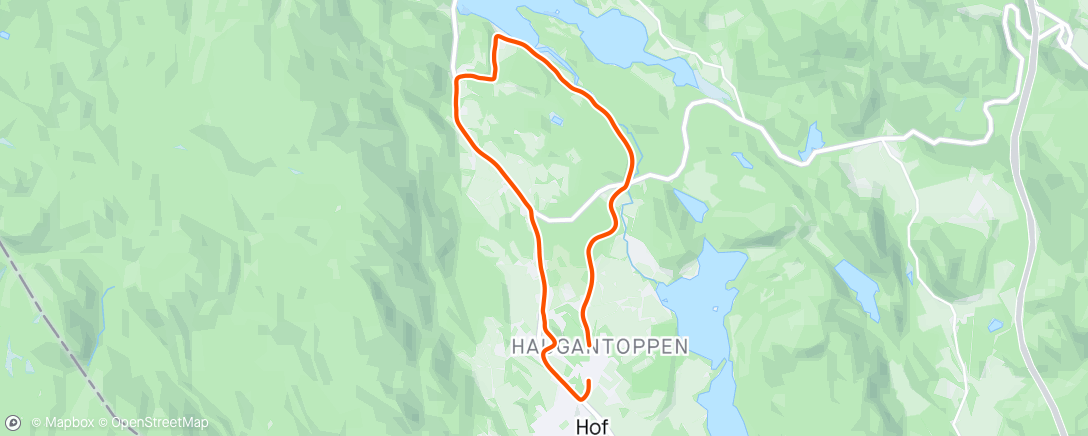 Map of the activity, Mandagstrimmen