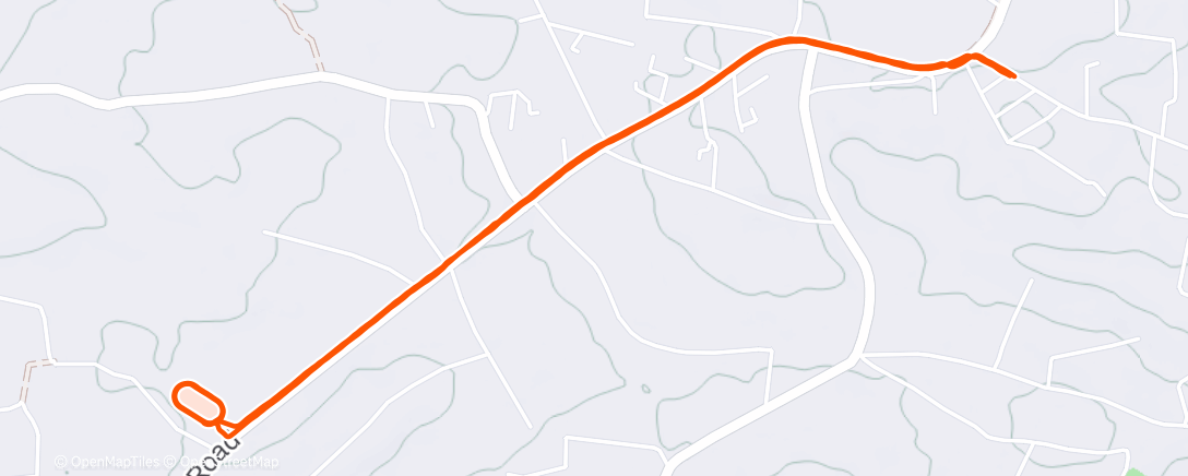 Map of the activity, Утренний забег