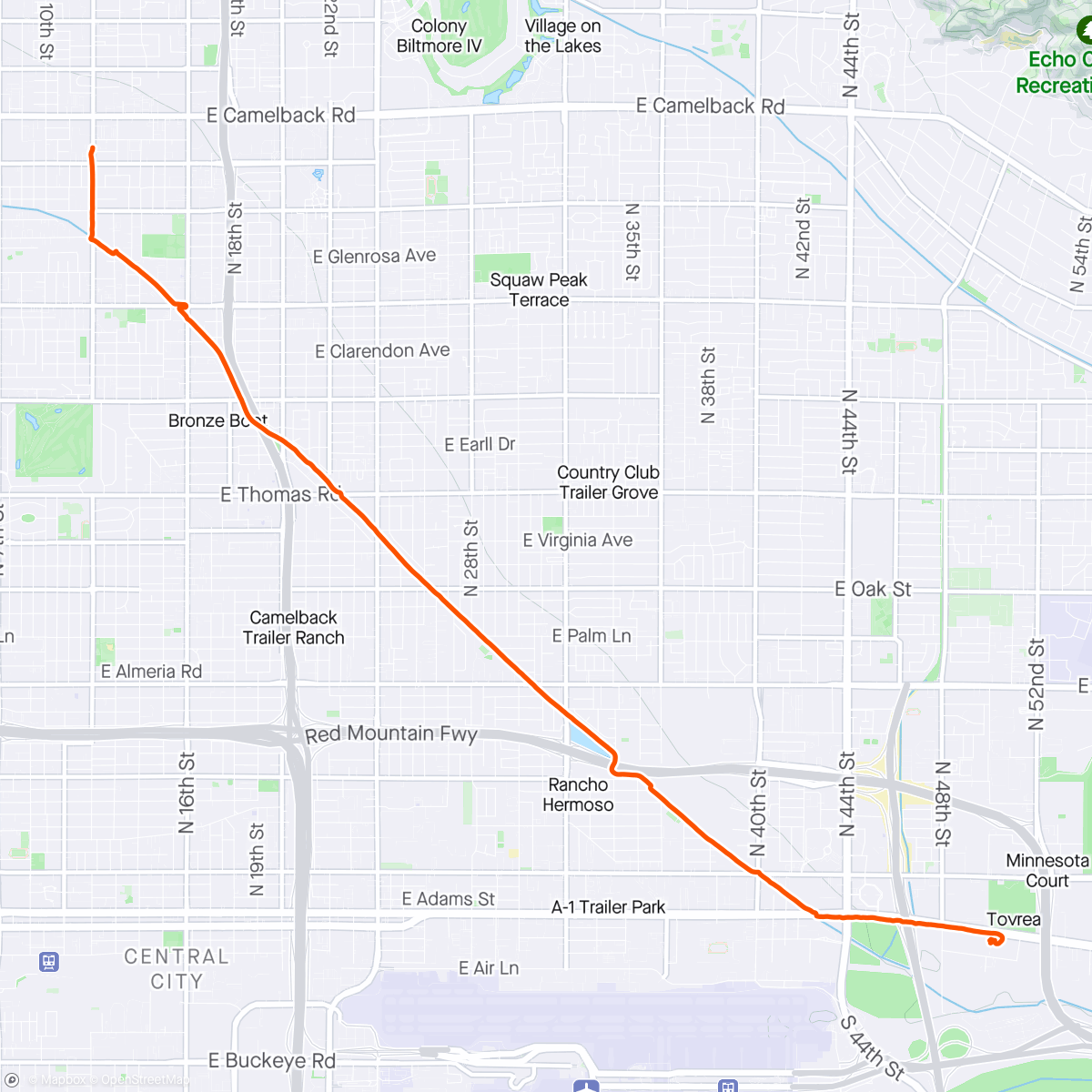 Карта физической активности (Morning Ride)