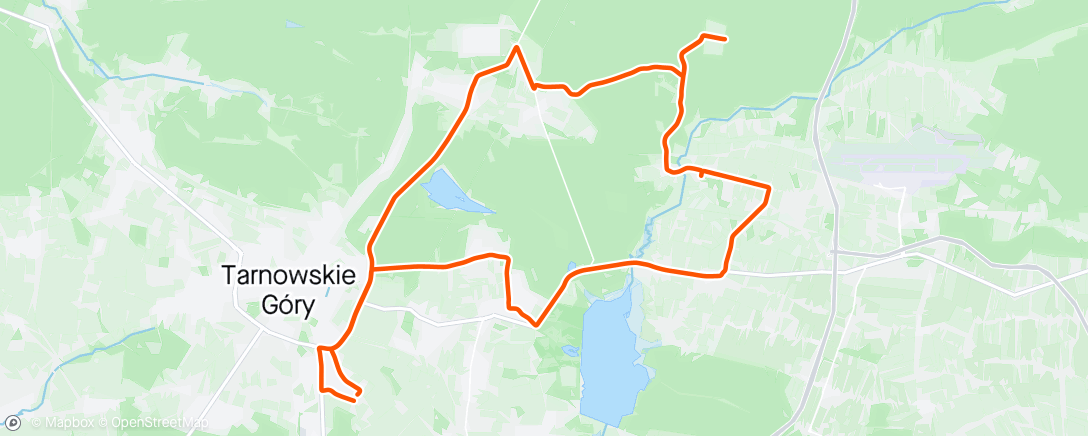 Map of the activity, Afternoon Ride