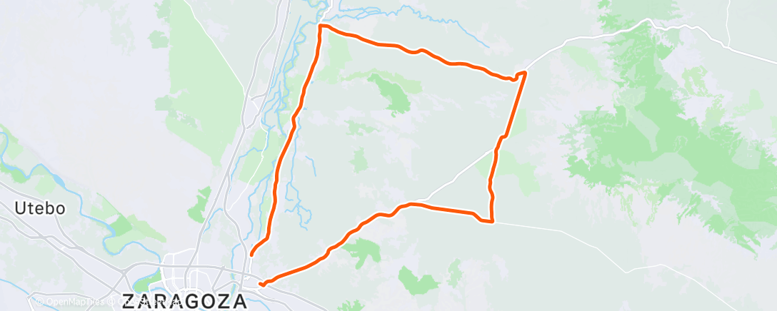 Map of the activity, Almuerzo Serma